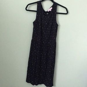 Loft black and white dress